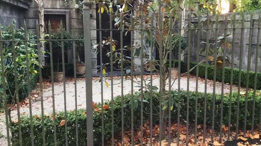 Toorak, Melbourne front yard and entrance area before landscaping design by Land Sculpture